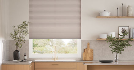 DuoLight Pleated Blinds for Bay Windows