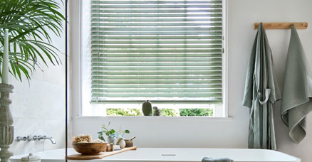 Wooden Bay Window Blinds