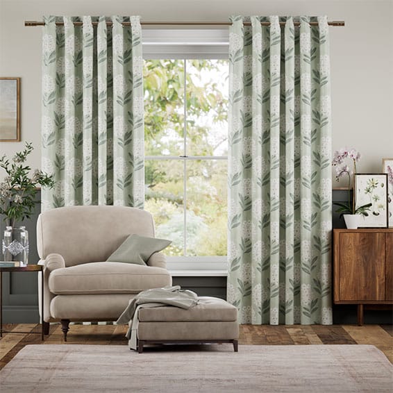 Mint green deals curtains