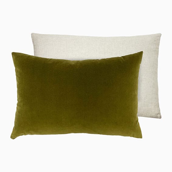 Essentials Velvet Linen Olive